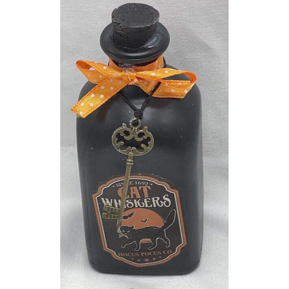 Halloween Ashland Bottle of Cat Whiskers Hocus Pouca Co Tabletop Decor